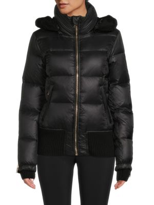 Nicole Benisti
 Moritz Faux Fur Trim Down Puffer Jacket