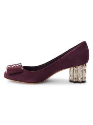 Salvatore Ferragamo
 Bow Suede Pumps