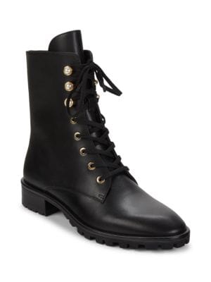 Stuart Weitzman
 Laine Leather Combat Boots