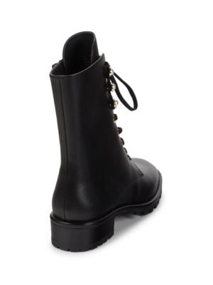 Stuart Weitzman
 Laine Leather Combat Boots