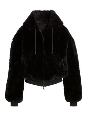 Blanc Noir Reversible Faux Fur Hoodie VinNews Recommendations