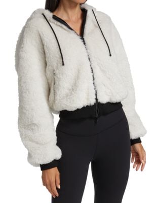 Blanc Noir Reversible Faux Fur Hoodie VinNews Recommendations