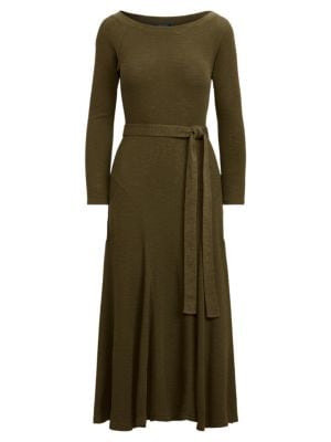 Polo Ralph Lauren
 Cotton Midi Dress