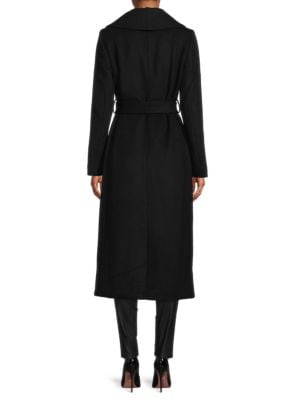 Donna Karan New York
 Textured Wool Blend Trench Coat