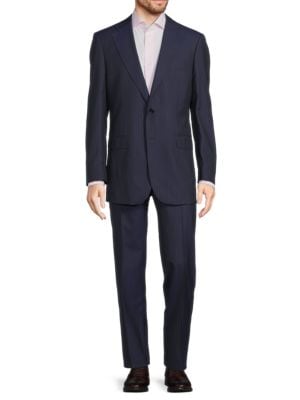 Saks Fifth Avenue
 Modern Fit Pinstripe Wool Suit