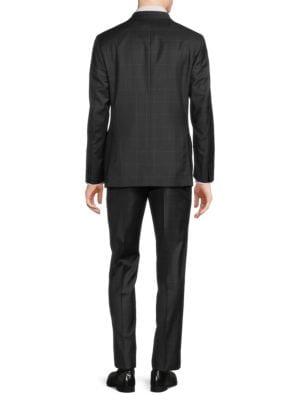 Saks Fifth Avenue
 Modern Fit Windowpane Wool Suit