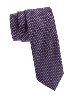 Saks Fifth Avenue
 Medallion Silk Jacquard Tie