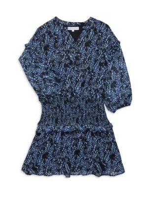 Central Park West
 Girl's Drop Shoulder Smocked Dress