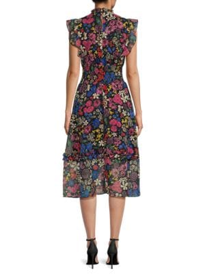 Saks Fifth Avenue
 Floral Midi Dress