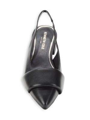 Kenneth Cole
 Cashian Leather Slingback Pumps