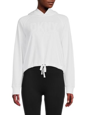 DKNY Sport
 Logo Terry Cloth Hoodie