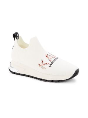 Karl Lagerfeld Paris
 Mirren Logo Embellished Slip On Sneakers