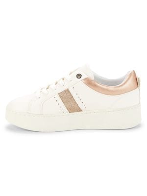 Geox
 Skyelya Glitter Two Tone Sneakers