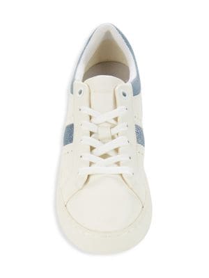 Geox
 Skyelya Glitter Two Tone Sneakers