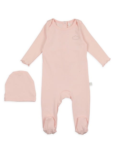 Baby's Basic Footie &amp; Beanie Set