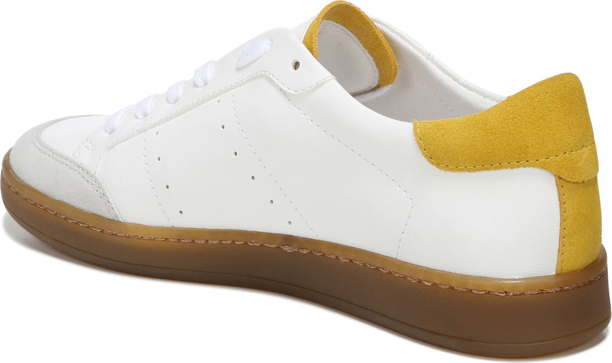 SAM EDELMAN Josi Sneaker, Alternate, color, WHITE/ SUNSET YELLOW