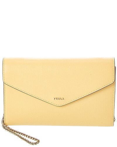 Furla Babylon Large Leather Chain Wallet