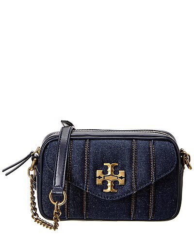 Tory Burch Kira Mini Denim Camera Bag