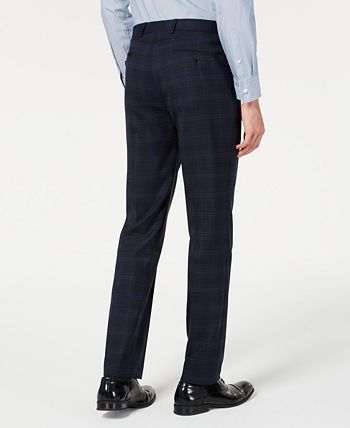 Calvin Klein - Men's Slim-Fit Wool Suit Separates Pants