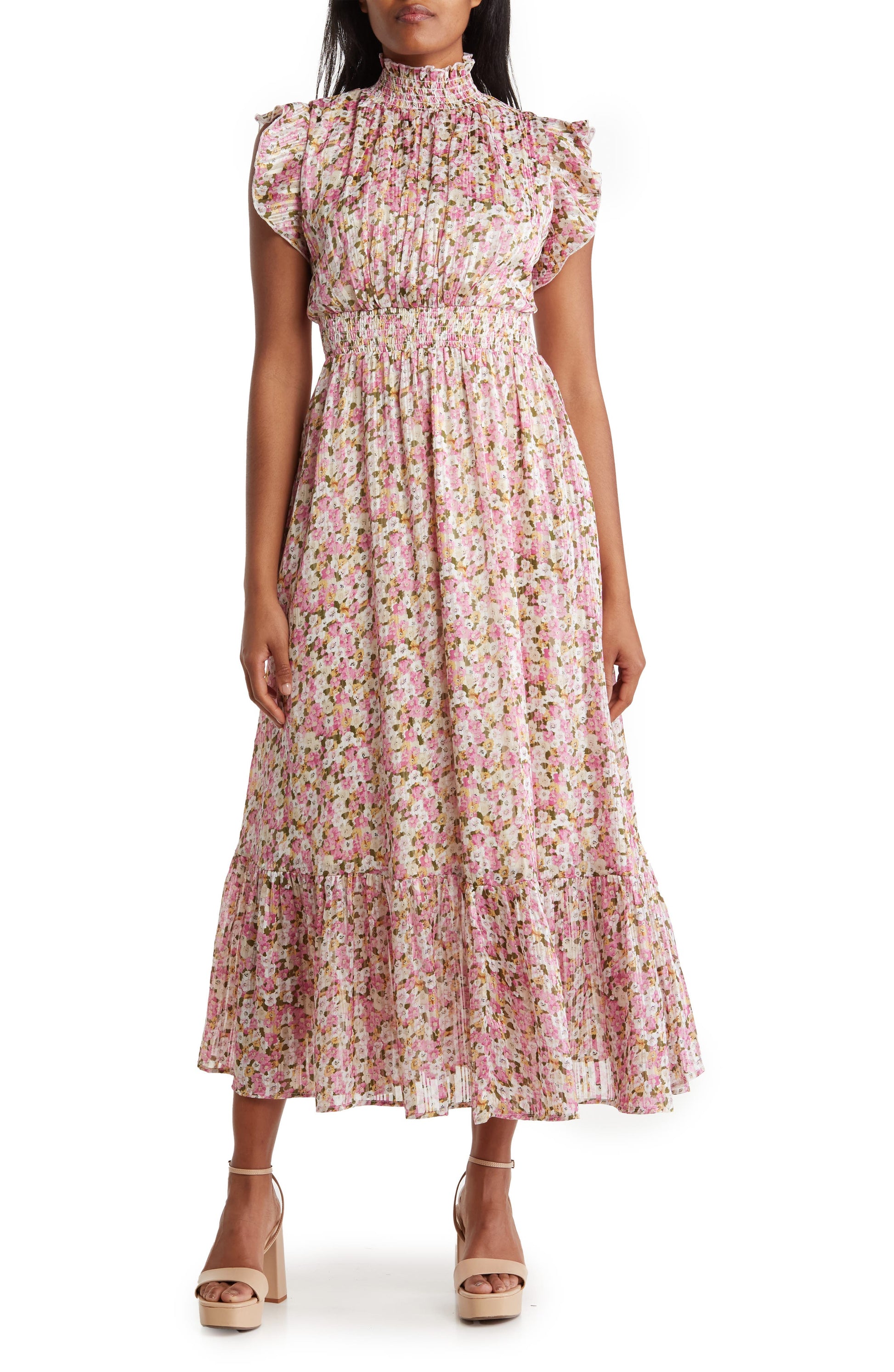 MELLODAY Smocked Mock Neck Tiered Maxi Dress VinNews Recommendations MELLODAY Smocked Mock Neck Tiered Maxi Dress VinNews Recommendations