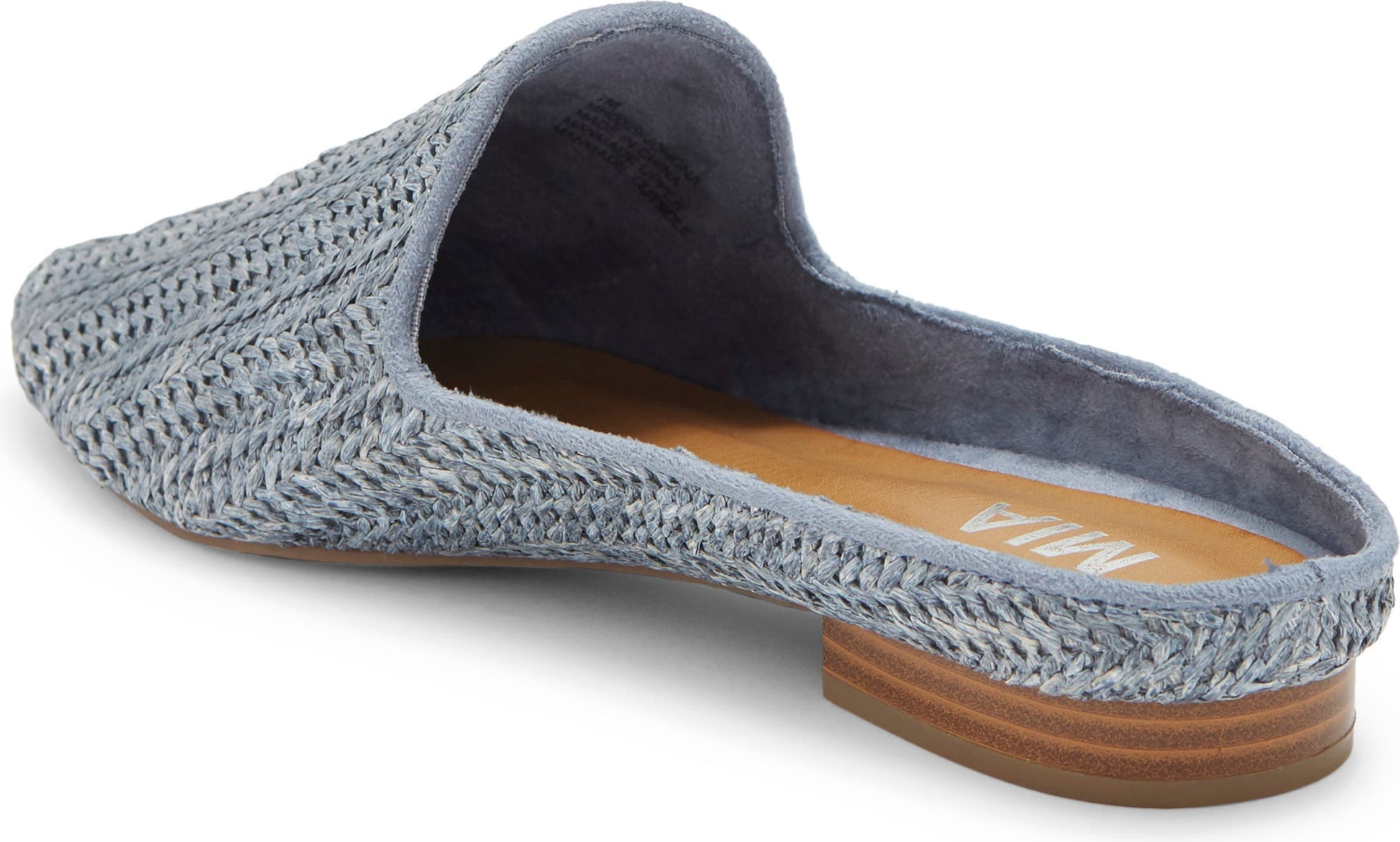 MIA Johona Woven Mule, Alternate, color, DENIM RAFF