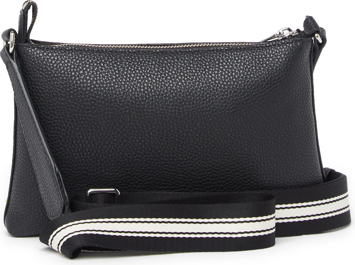 MARC JACOBS The Cosmo Leather Crossbody Bag, Alternate, color, BLACK