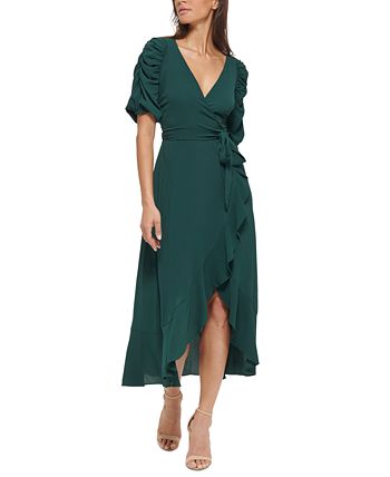 kensie - Ruffled Midi Dress