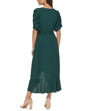 kensie - Ruffled Midi Dress