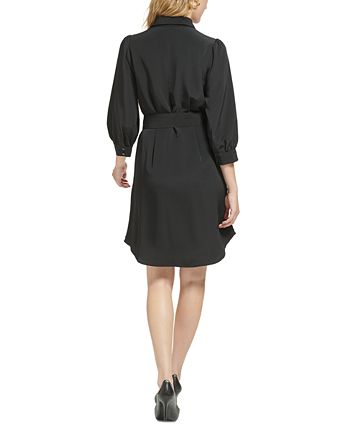 Karl Lagerfeld Paris - Women's Rhinestone-Embellished Shirtdress