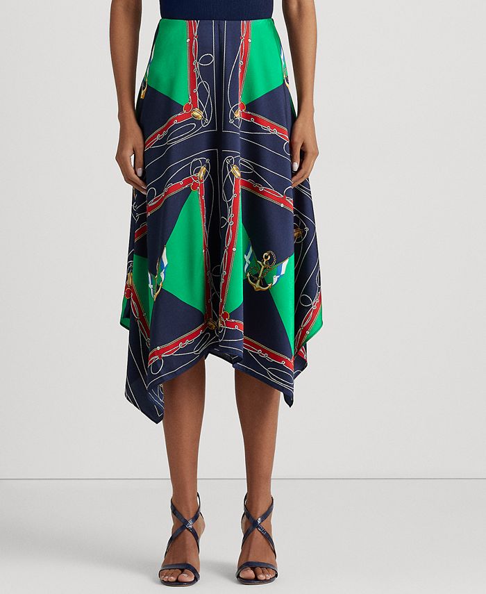 Lauren Ralph Lauren - Women's Printed Twill Midi Skirt