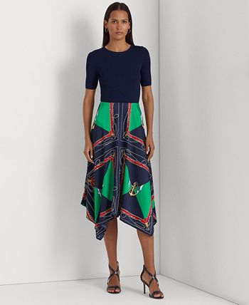 Lauren Ralph Lauren - Women's Printed Twill Midi Skirt