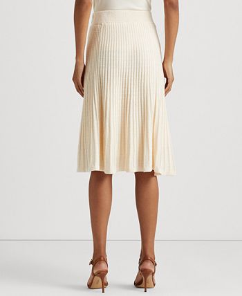 Lauren Ralph Lauren - Women's Linen-Cotton Knit Skirt