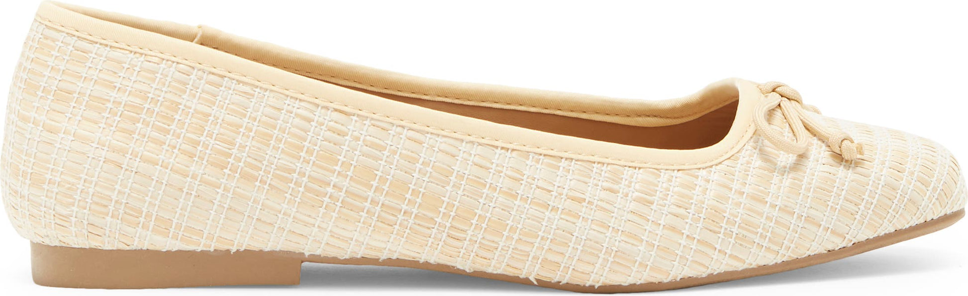 STEVE MADDEN Seemly Woven Ballet Flat, Alternate, color, NATURAL RAFFIA