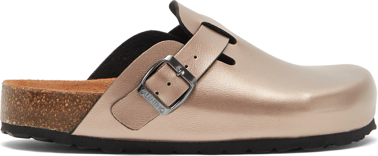 VALENTINO BY MARIO VALENTINO Leather Clog, Alternate, color, BRONZE