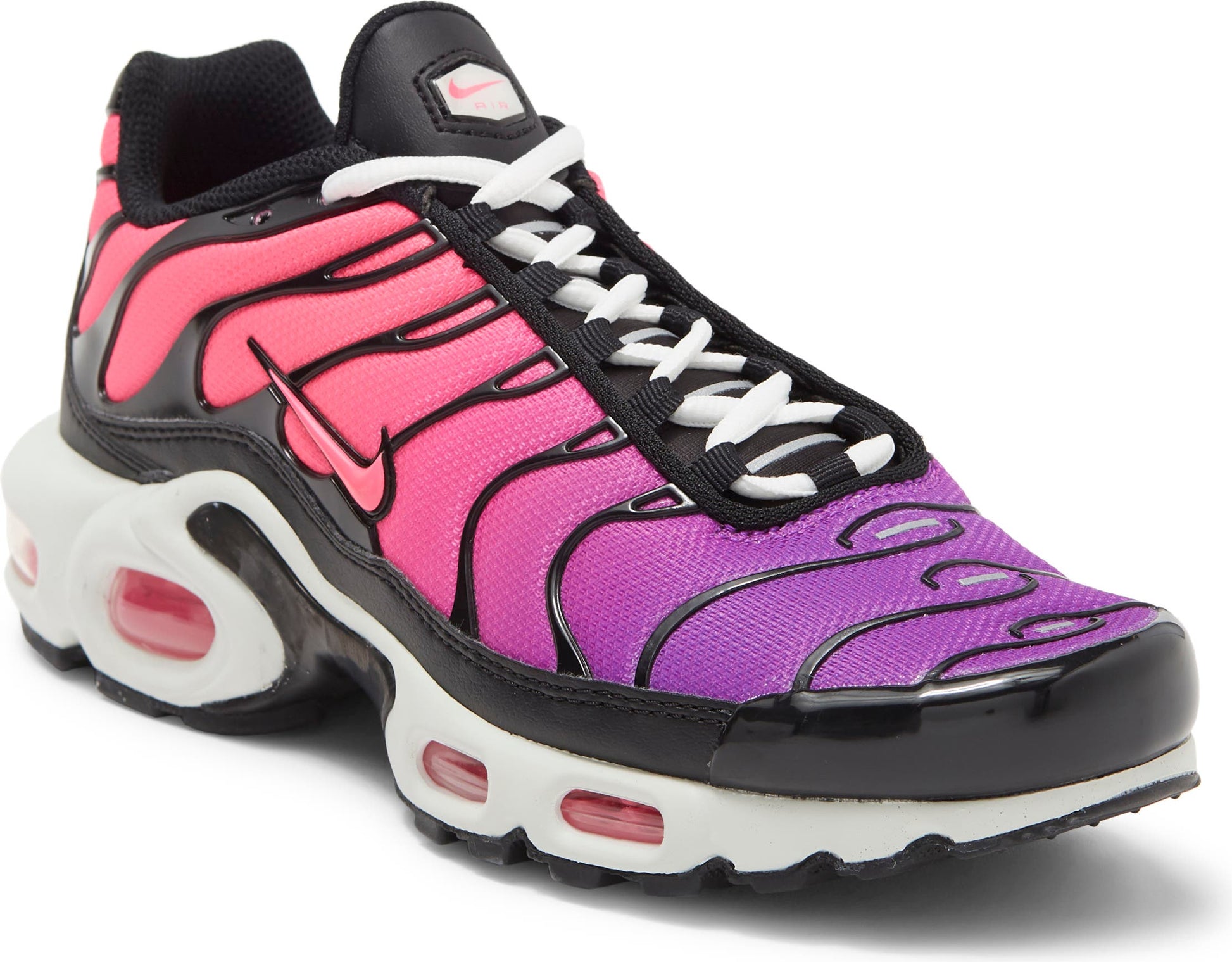 NIKE Air Max Plus Sneaker, Main, color, VIVID PURPLE/ HYPER PINK-BLACK