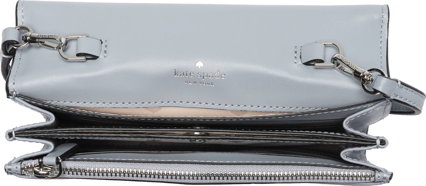 KATE SPADE NEW YORK kerri crossbody bag, Alternate, color, BRUSHED STEEL