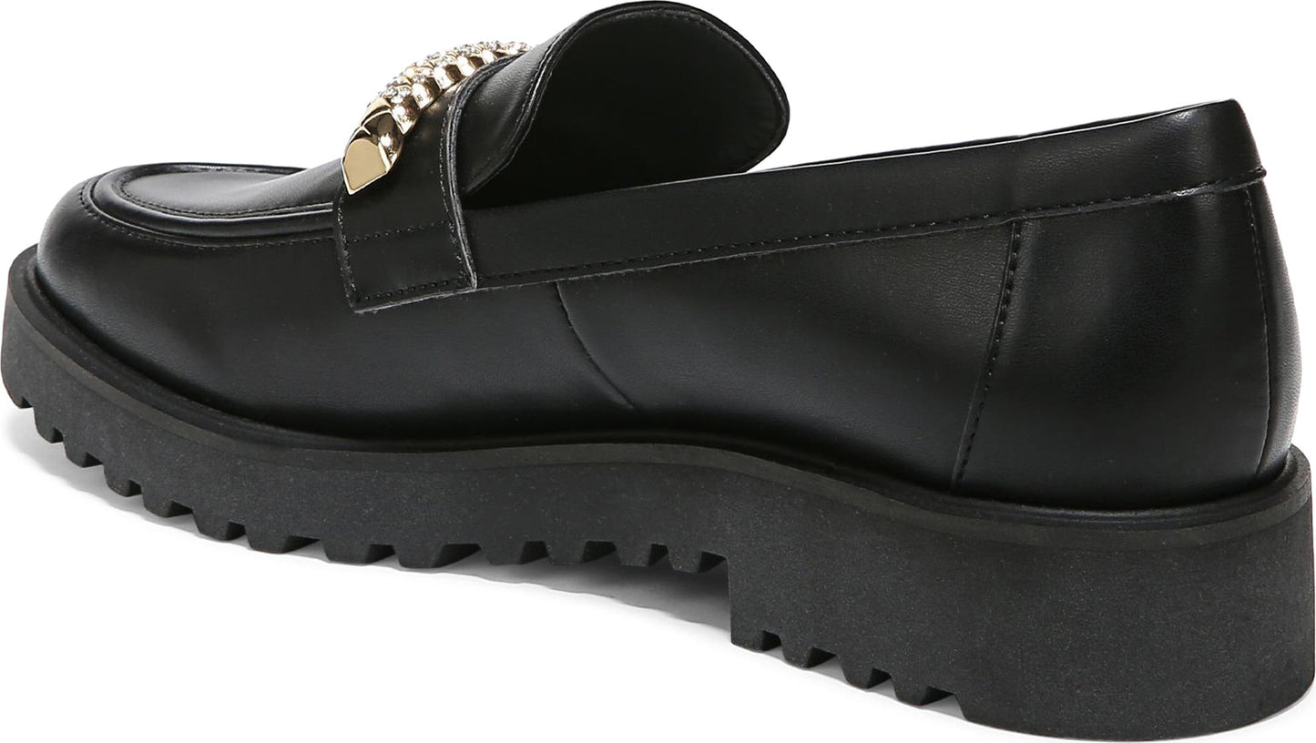 FRANCO SARTO Carol Bling Platform Loafer, Alternate, color, BLACK