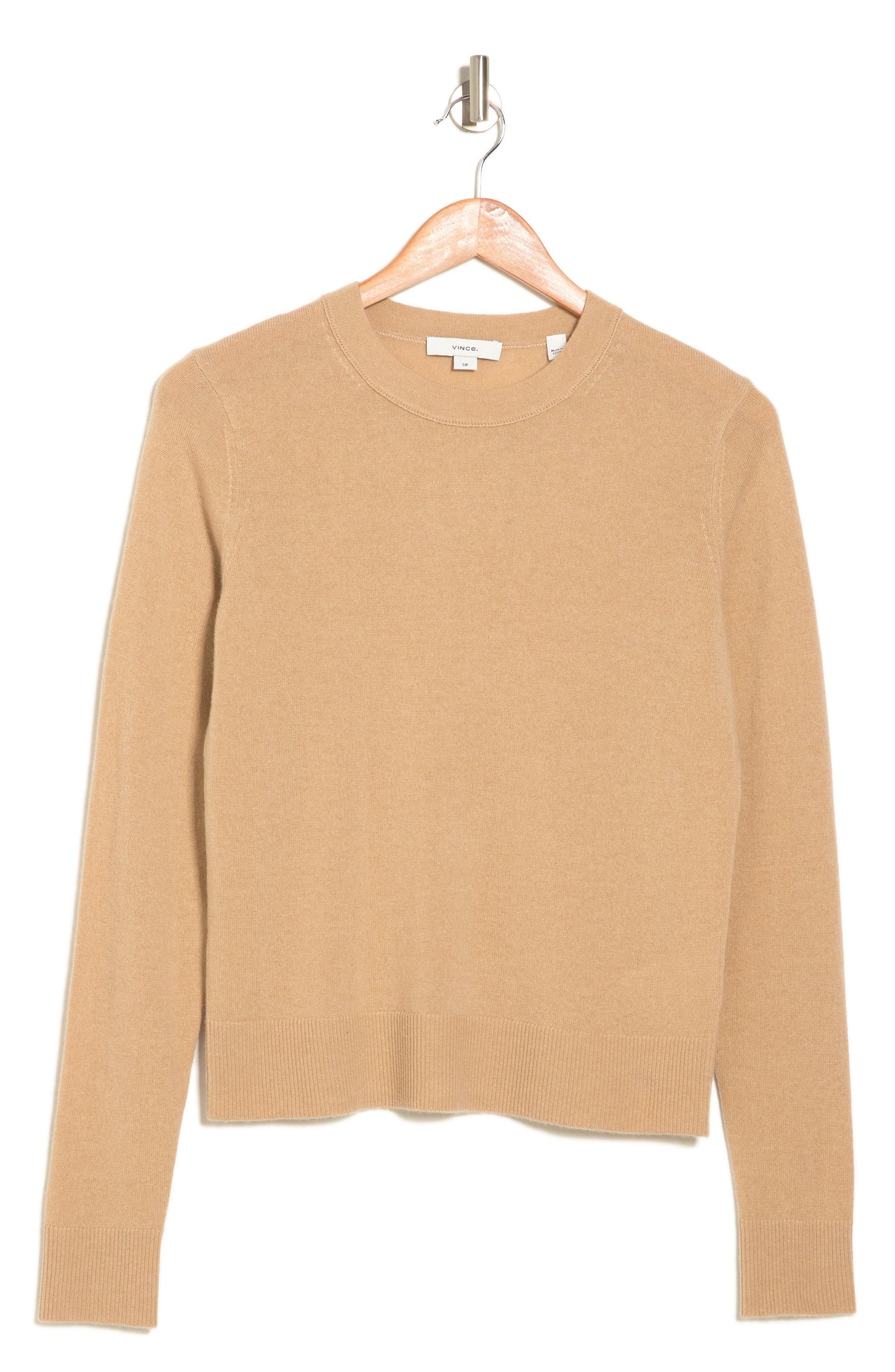 VINCE Crewneck Pullover, Alternate, color, CAMEL