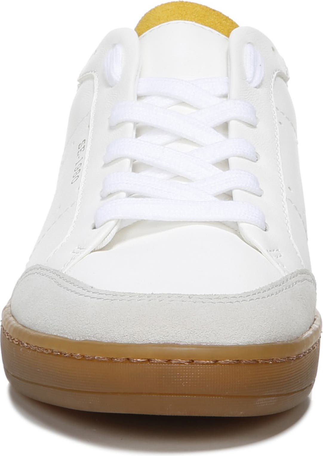 SAM EDELMAN Josi Sneaker, Alternate, color, WHITE/ SUNSET YELLOW