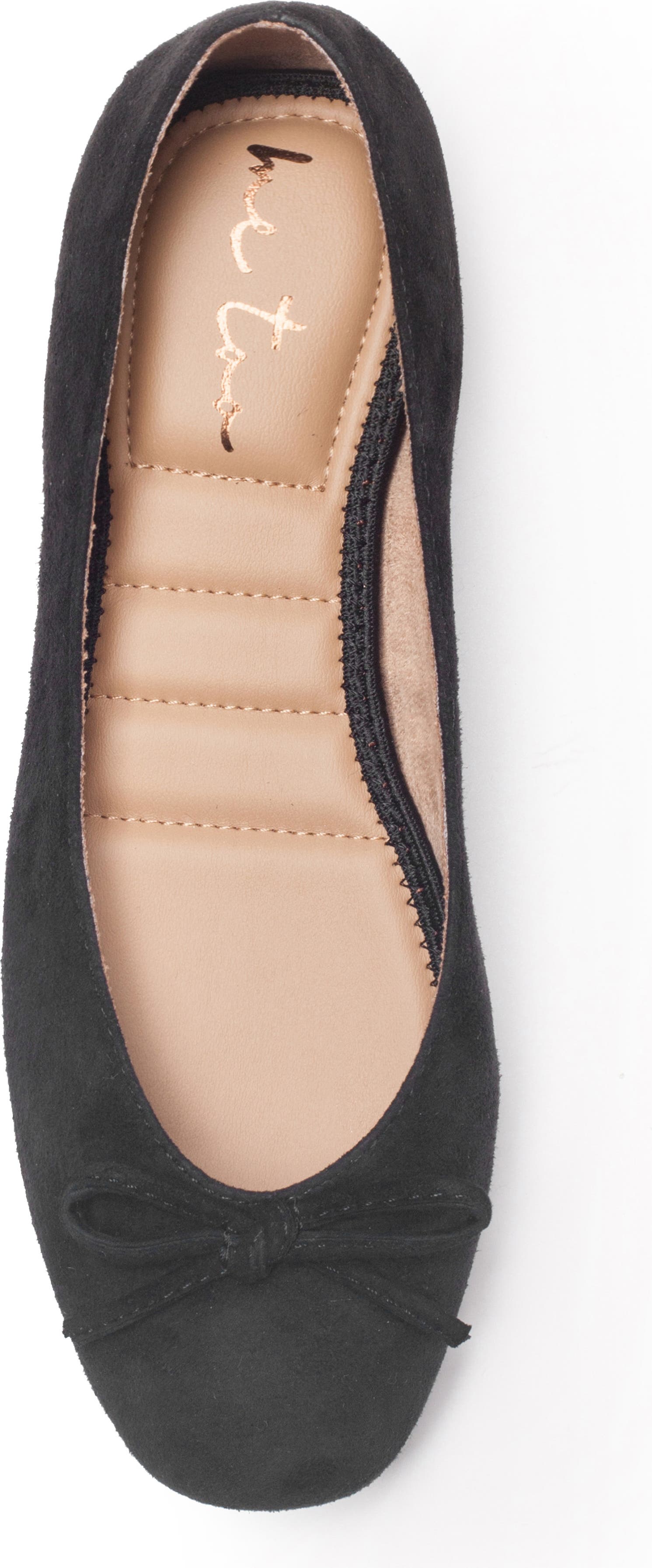 ME TOO Skylar Ballet Flat, Alternate, color, BLACK SUEDE