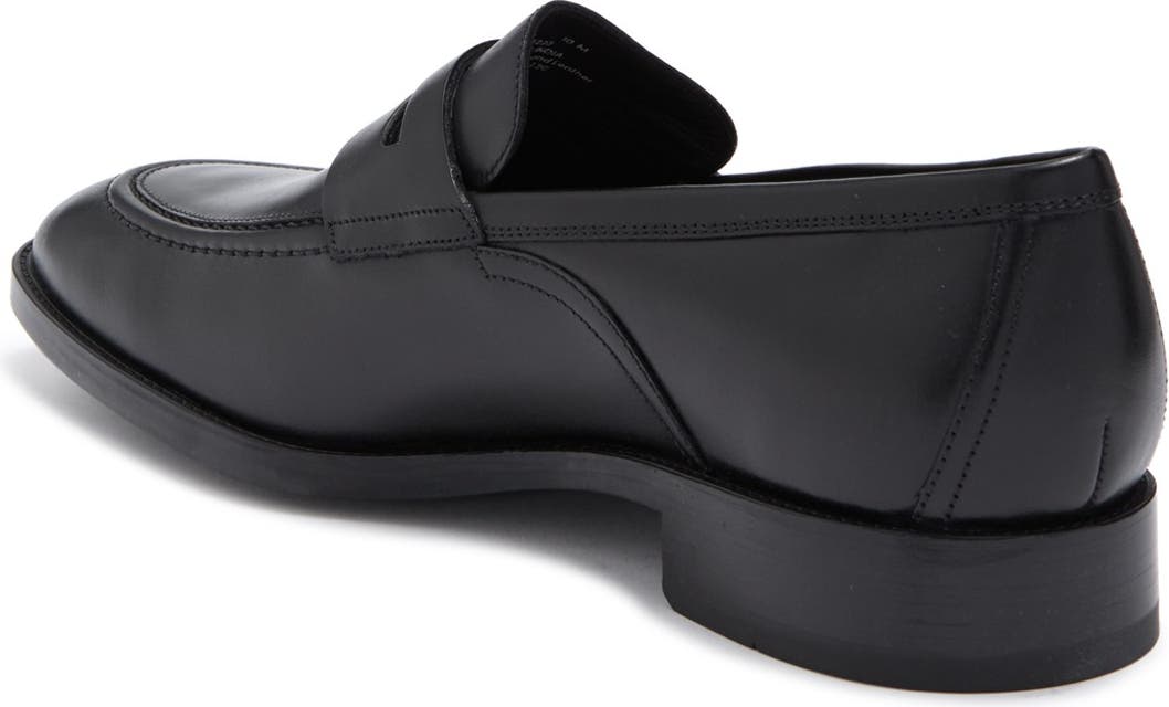 COLE HAAN Hawthorne Penny Loafer, Alternate, color, BLACK