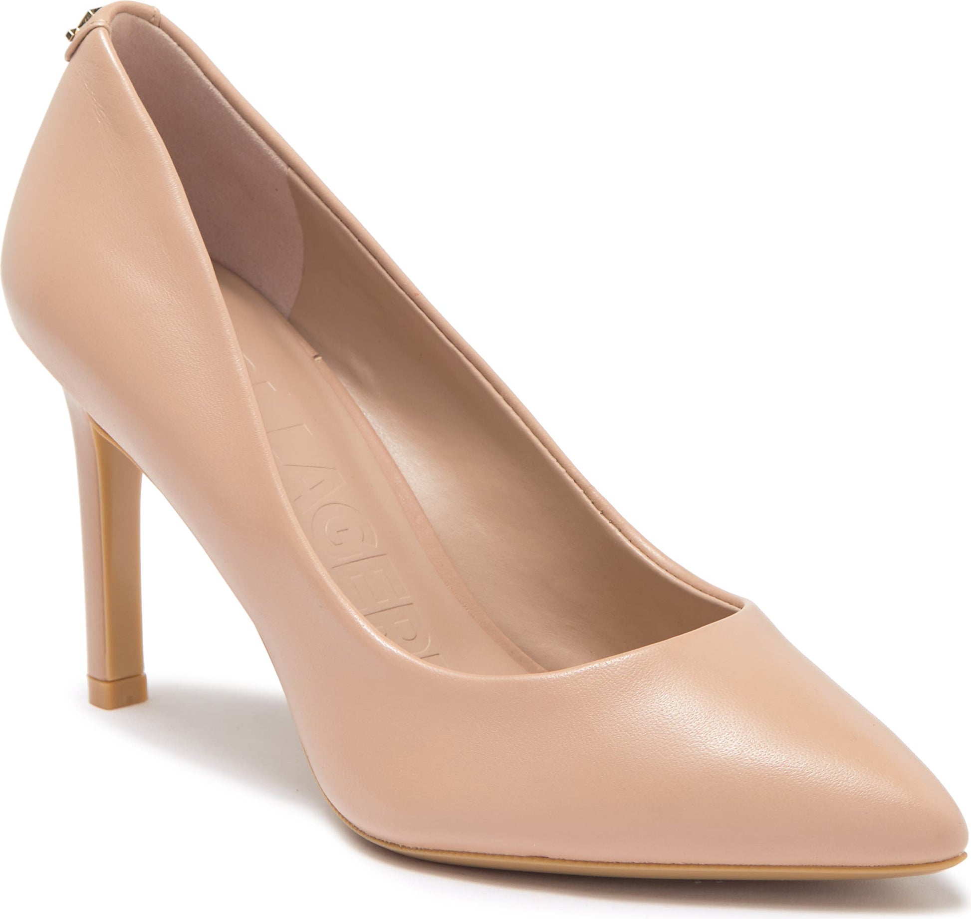 KARL LAGERFELD PARIS Glora Pump, Main, color, NUDE