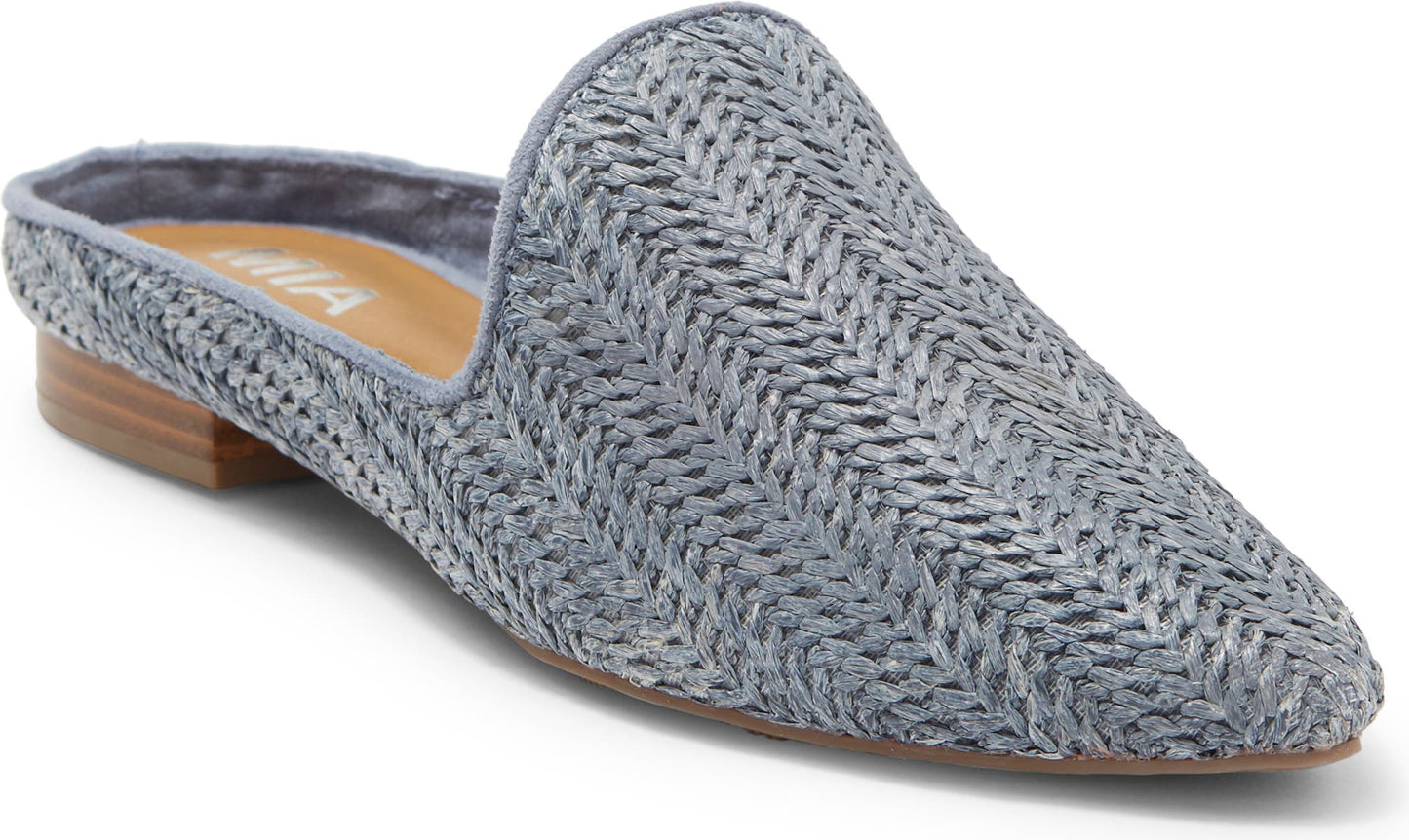 MIA Johona Woven Mule, Main, color, DENIM RAFF