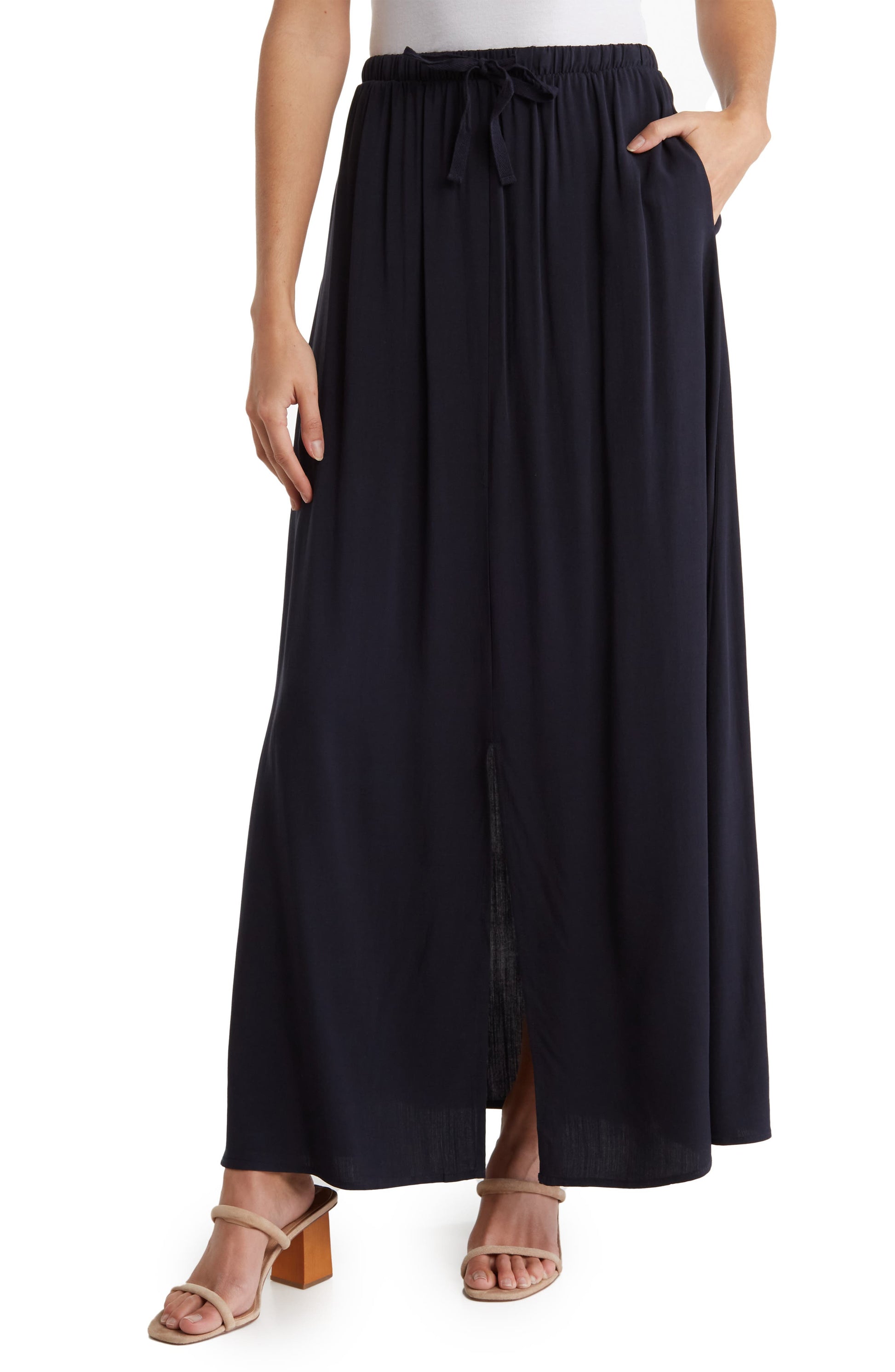 SPLENDID Thira Maxi Skirt, Main, color, NAVY