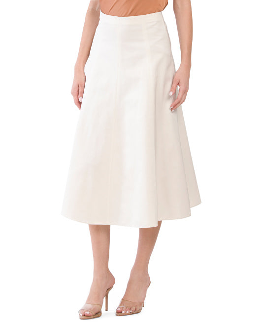 Paneled Slip Skirt