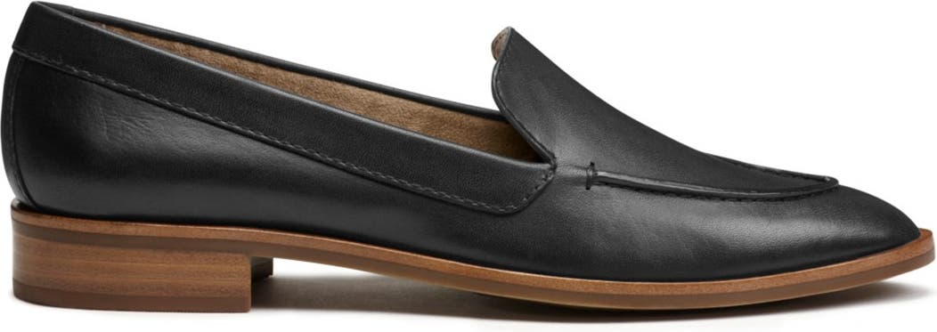 AEROSOLES East Side Loafer, Alternate, color, BLACK LEATHER