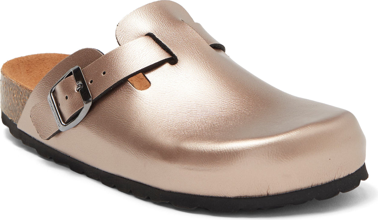 VALENTINO BY MARIO VALENTINO Leather Clog, Main, color, BRONZE