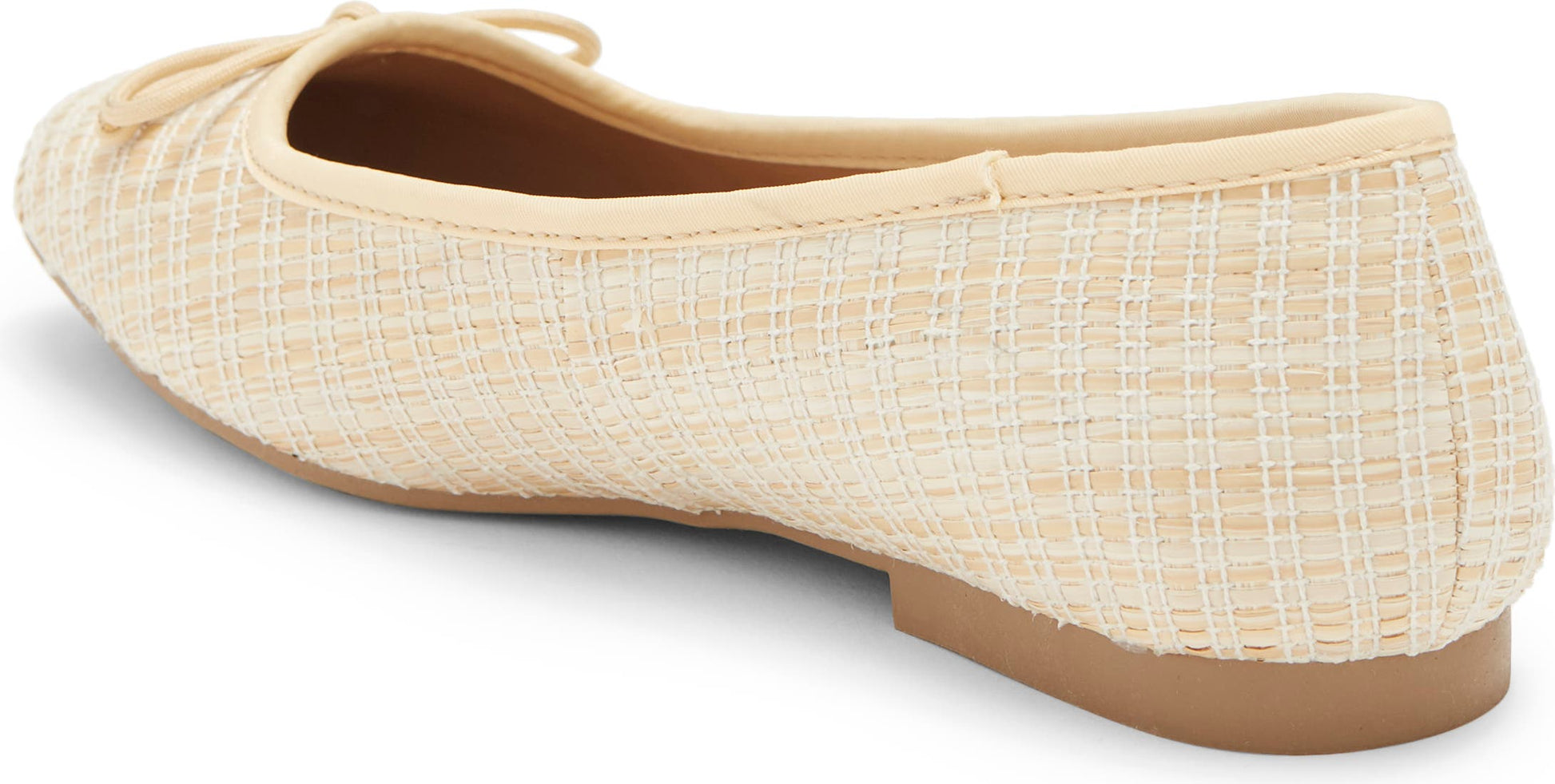 STEVE MADDEN Seemly Woven Ballet Flat, Alternate, color, NATURAL RAFFIA