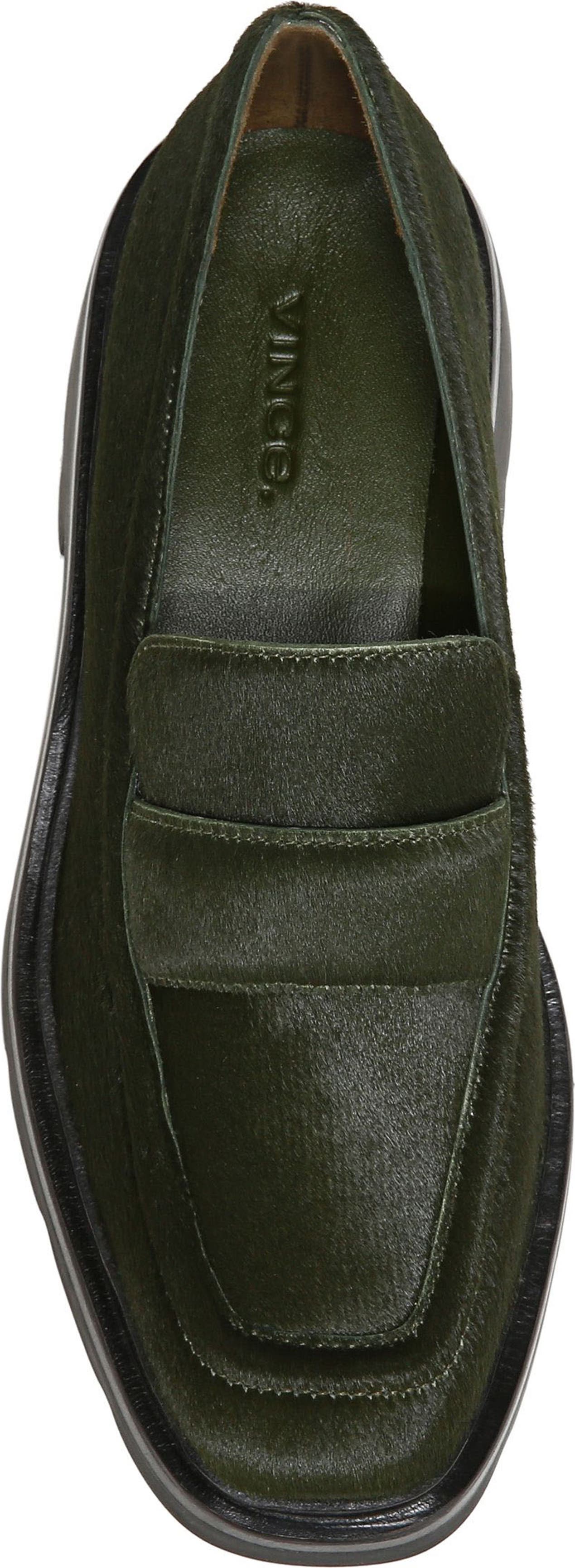 VINCE Robin Genuine Calf Hair Loafer, Alternate, color, OLIVE