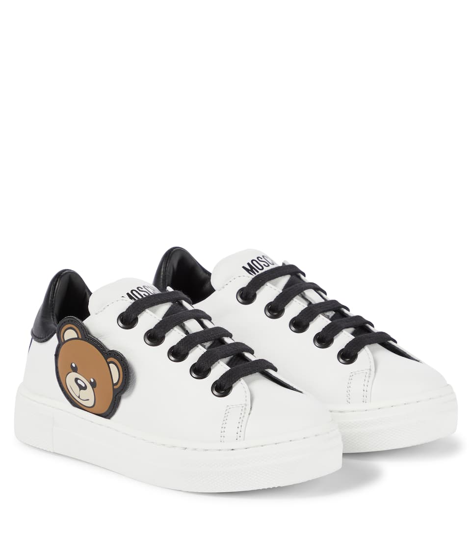 Moschino Kids Leather sneakers